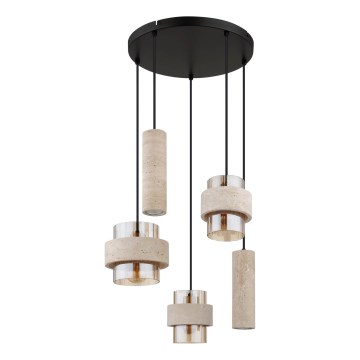 Globo - Lampadario sospeso con cavo 3xE27/40W/230V + 2xGU10/10W