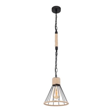 Globo - Lampadario su catena 1xE27/60W/230V