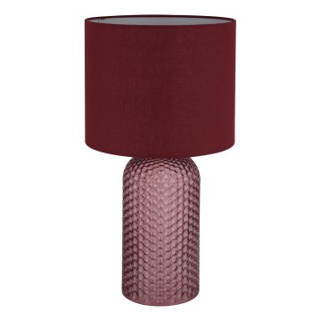Globo - Lampe de table 1xE27/60W/230V rouge
