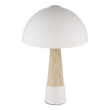 Globo - Lampe de table 1xE27ILLU/40W/230V crème