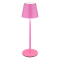 Globo - Lampe de table extérieure rechargeable à LED, dimmable et tactile, 3 en 1 LED/3W/5V 3000/4000/5000K IP54 1800 mAh rose