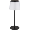 Globo - Lampe de table tactile d'extérieur à intensité variable LED/1,8W/5V IP44 1800 mAh noir/blanc