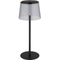 Globo - Lampe de table tactile d'extérieur à intensité variable LED/1,8W/5V IP44 1800 mAh noir/smoky