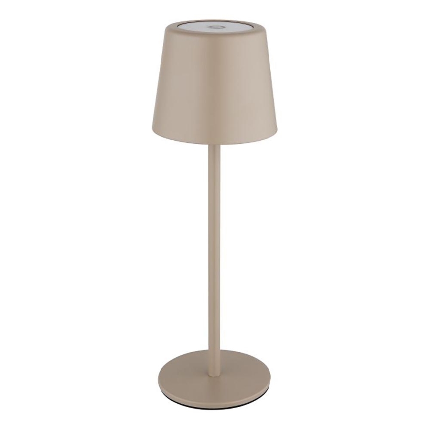 Globo - Lampe de table tactile extérieure à intensité variable LED/2W/5V 3000/4000/6000K 2200 mAh IP44 crème