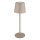 Globo - Lampe de table tactile extérieure à intensité variable LED/2W/5V 3000/4000/6000K 2200 mAh IP44 crème