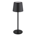 Globo - Lampe de table tactile extérieure à intensité variable LED/2W/5V 3000/4000/6000K 2200 mAh IP44 noir