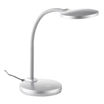 Globo - Lampe de table tactile flexible à intensité variable LED/4,6W/230V argenté
