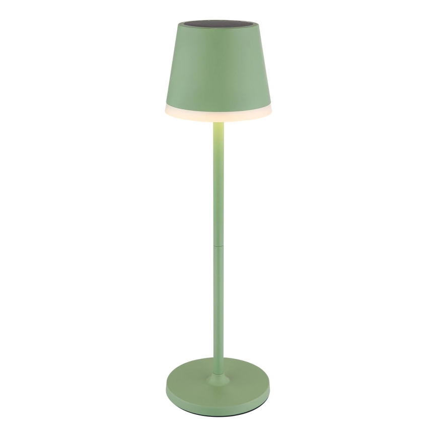Globo - Lampe solaire LED/0,06W/3V 3000K IP44 vert