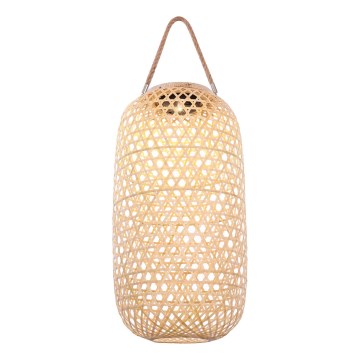 Globo - Lampe solaire LED/0,06W/3V bambou IP44