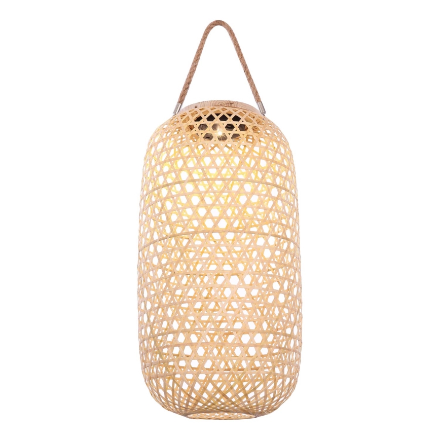 Globo - Lampe solaire LED/0,06W/3V bambou IP44