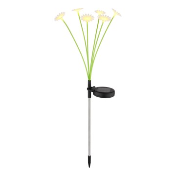 Globo - Lampe solaire LED 6xLED/3V IP44 600 mAh en forme de fleur