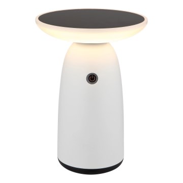 Globo - Lampe solaire tactile à intensité variable LED/10W/230V IP54 blanc