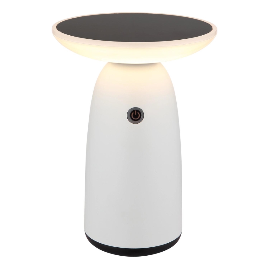 Globo - Lampe solaire tactile à intensité variable LED/10W/230V IP54 blanc