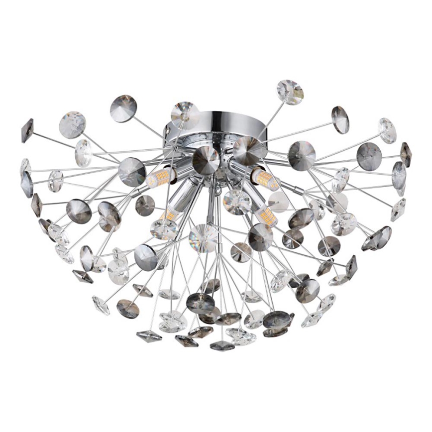 Globo - LED-Deckenleuchte 4xG9/3,5W/230V d 45 cm glänzendes Chrom