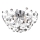 Globo - LED-Deckenleuchte 4xG9/3,5W/230V d 45 cm glänzendes Chrom