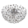 Globo - LED-Deckenleuchte 6xG9/3,5W/230V d 60 cm glänzendes Chrom