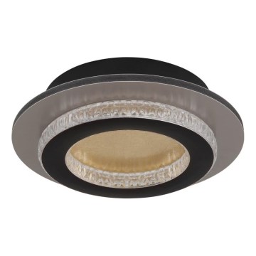 Globo - LED-Deckenleuchte LED/12W/230V 3000/4000/6500K Ø 20 cm schwarz