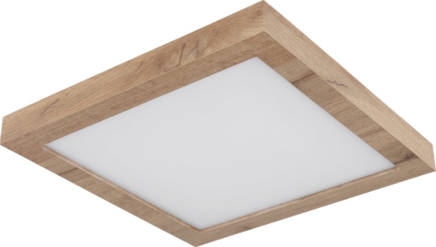 Globo - LED Deckenleuchte LED/16W/230V Braun