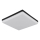 Globo - LED-Deckenleuchte LED/18W/230V 4000K 30x30 cm schwarz