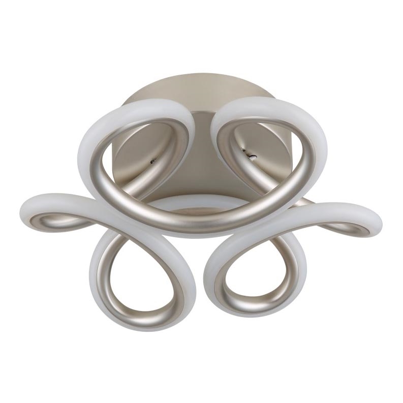 Globo - LED Deckenleuchte LED/24W/230V 2700/4000/6000K Ø 26 cm mattchrom