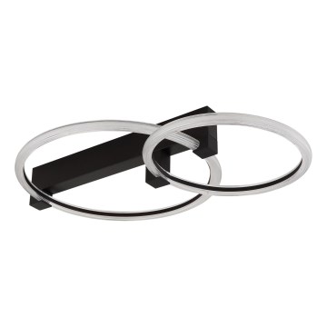 Globo - LED Deckenleuchte LED/24W/230V 3000K 58x38 cm schwarz