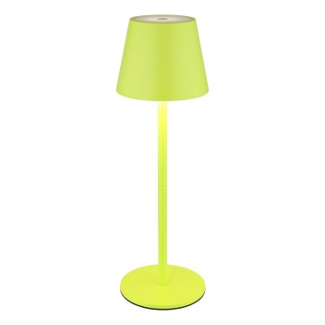 Globo - LED, dimmbar, mit Touch-Bedienung, wiederaufladbare Outdoor-Tischlampe 3-in-1 LED/3W/5V 3000/4000/5000K IP54 1800 mAh grün