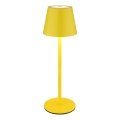Globo - LED dimmbar, mit Touch-Bedienung, wiederaufladbare Outdoor-Tischleuchte 3-in-1 LED/3W/5V 3000/4000/5000K IP54 1800 mAh gelb