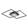 Globo - LED-dimmbare Deckenleuchte LED/32W/230V 2700-6500K 42,6x42,6 cm schwarz + Fernbedienung