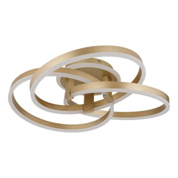 Globo - LED-dimmbare Deckenleuchte LED/56W/230V 2700-6000K 57,5x60 cm goldfarben + Fernbedienung