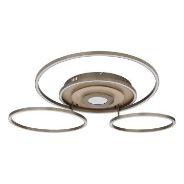 Globo - LED-dimmbare Deckenleuchte LED/60W/230V 2700-6500K 80,8x99,2 cm Messing + Fernbedienung