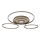 Globo - LED-dimmbare Deckenleuchte LED/60W/230V 2700-6500K 80,8x99,2 cm Messing + Fernbedienung