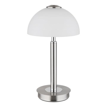 Globo - LED-dimmbare Touch-Tischlampe LED/7W/230V 3000K mattchrom
