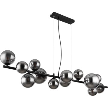Globo - LED-Hängeleuchte 13xG9/3,5W/230V rauchig/schwarz