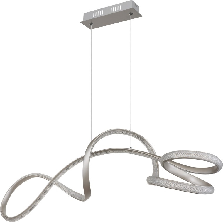 Globo - LED-Hängeleuchte LED/40W/230V matt Chrom