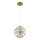 Globo - LED-Hängeleuchte mit Kabelaufhängung LED/12W/230V 3000K goldfarben