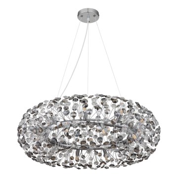 Globo - LED-Kristall-Kronleuchter mit Drahtseil 20xG9/3,5W/230V