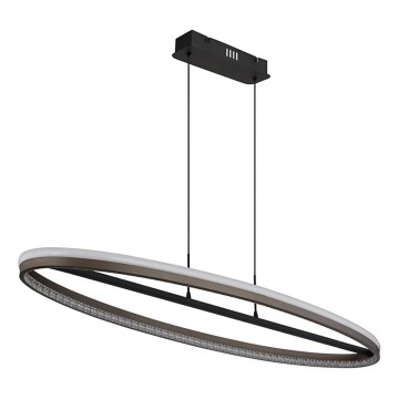 Globo - LED-Kronleuchter an Aufhängung LED/60W/230V 3000/4000/6000K braun