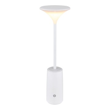 Globo - LED Lampada da tavolo touch ricaricabile e dimmerabile LED/1,2W/3,7V 3000K 1500mAh bianco