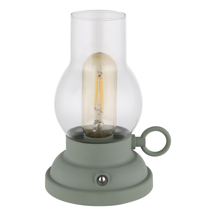 Globo - LED Lampada da tavolo touch ricaricabile e dimmerabile LED/1W/3,7V 1200 mAh verde