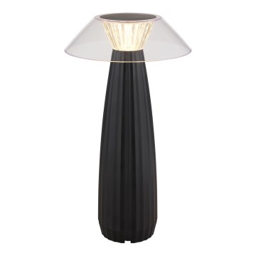 Globo - LED Lampada da tavolo touch ricaricabile e dimmerabile LED/1W/3,7V 3000K 1200mAh nero