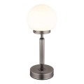 Globo - LED Lampada da tavolo touch ricaricabile e dimmerabile LED/2,5W/5V 1800mAh 2700/4000/6500K antracite