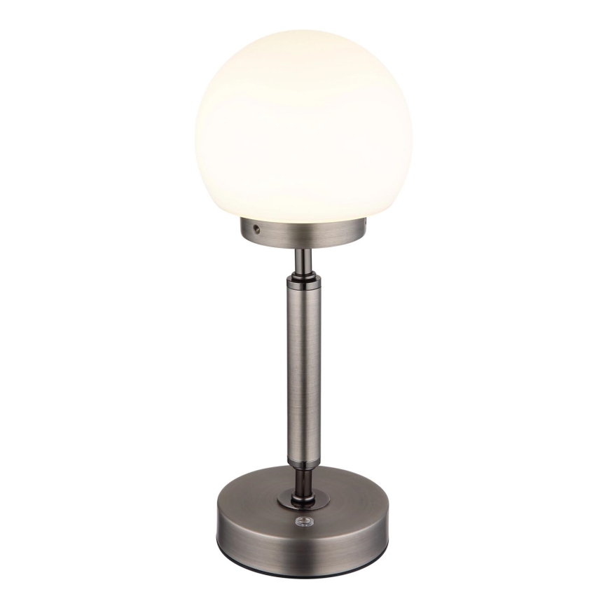 Globo - LED Lampada da tavolo touch ricaricabile e dimmerabile LED/2,5W/5V 1800mAh 2700/4000/6500K antracite
