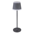 Globo - LED Lampada da tavolo touch ricaricabile e dimmerabile LED/4,6W/3,7V 3000K 1800mAh grigio IP54