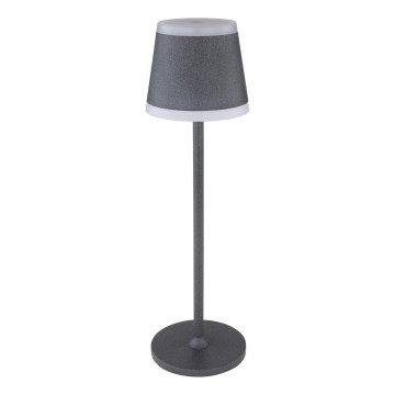 Globo - LED Lampada da tavolo touch ricaricabile e dimmerabile LED/4,6W/3,7V 3000K 1800mAh grigio IP54