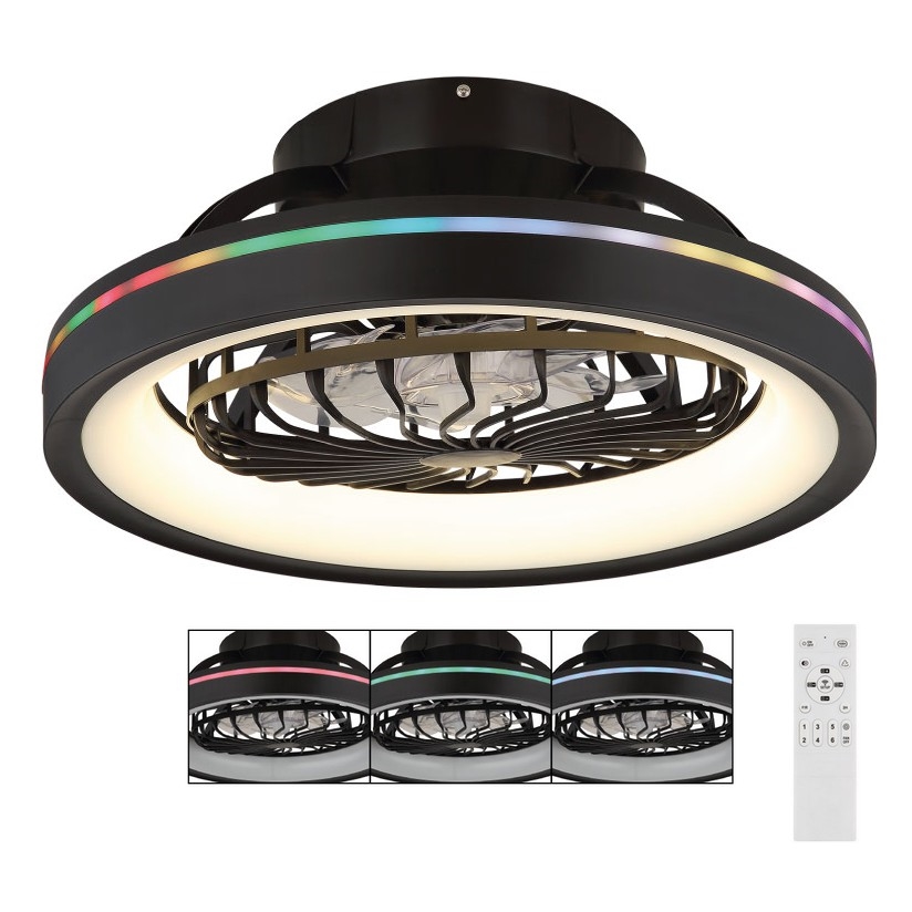Globo - LED RGB Dimmbar Decke Ventilator LED/40W/230V 2700-6500K + Fernbedienung