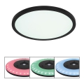 Globo - LED RGB Dimmbare Deckenleuchte für Badezimmer LED/18W/230V 3000-6000K + Fernbedienung IP44 schwarz