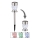 Globo - LED RGBW Lampada solare 2in1 LED/0,06W/3V IP44