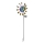 Globo - LED Solar-Dekoration LED/0,06W/3V IP44 300 mAh Pfau