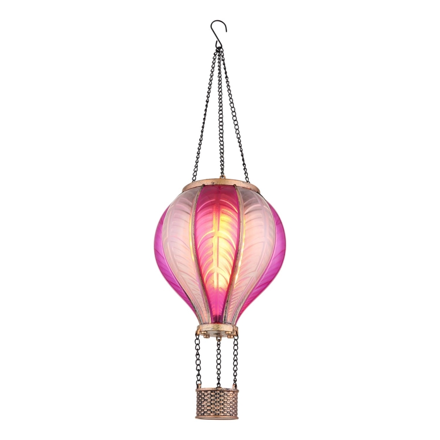Globo - LED-Solar-Hängedekoration 20xLED/0,5W/3V IP44 Heißluftballon