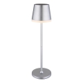 Globo - LED-Solarleuchte LED/0,6W/3V 3000K IP44 matt Chrom